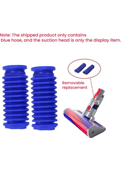Dyson V8/V10 Slim V12 V15 Detect Slim Elektrikli Süpürge Aksesuarları Için 2 Adet Elektrikli Süpürge Hortumu (Yurt Dışından) modelleri