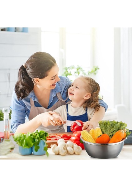 Paslanmaz Çelik Süzgeç 3'ü 1 Arada Çok Işlevli Paslanmaz Çelik Havza Süzgeç Seti Süzgeç Sepeti Salata Yapıcı Kase (Yurt Dışından) indirimleri