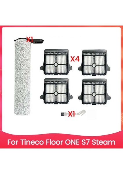 Tineco Floor One S7 Steam Smart Kablosuz Islak Kuru Vakum Zemin Fırçalama Temizleyici Parçası Için Fırça Rulosu ve Filtre Değişimi (Yurt Dışından)