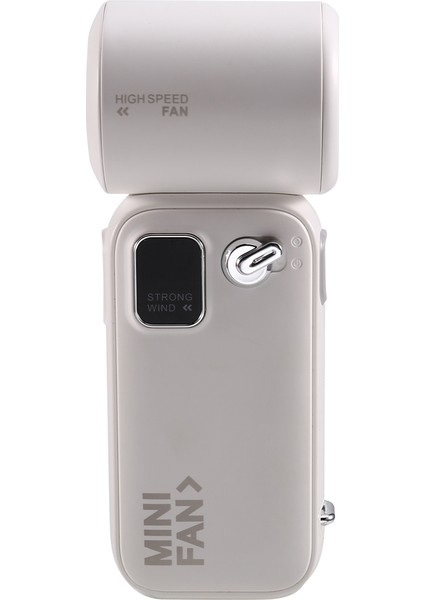 Mini Yüksek Hızlı El Tipi Turbo Fan 100 Rüzgar Hızı Ayarlanabilir 3600MAH USB Şarj Edilebilir Taşınabilir Fan Açık Hava Yüksek Hızlı (Yurt Dışından)