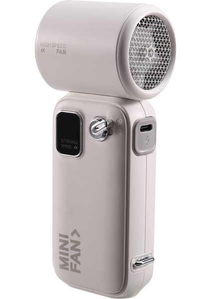 Mini Yüksek Hızlı El Tipi Turbo Fan 100 Rüzgar Hızı Ayarlanabilir 3600MAH USB Şarj Edilebilir Taşınabilir Fan Açık Hava Yüksek Hızlı (Yurt Dışından) modelleri