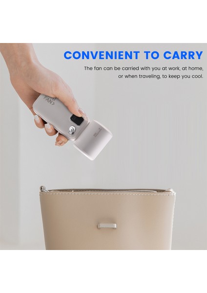 Mini Yüksek Hızlı El Tipi Turbo Fan 100 Rüzgar Hızı Ayarlanabilir 3600MAH USB Şarj Edilebilir Taşınabilir Fan Açık Hava Yüksek Hızlı (Yurt Dışından) indirimleri