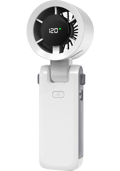 Katlanabilir El Tipi Vantilatör 120 Hızlı Rüzgar Kişisel Vantilatörler Mini Turbo Vantilatörler USB Şarj Edilebilir Kişisel Vantilatör Açık Hava Seyahatleri Için (Yurt Dışından)