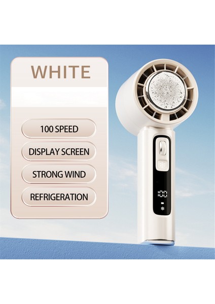 Yarıiletken Soğutma Yüksek Hızlı El Tipi Elektrikli Fan 4000MAH USB Şarj Edilebilir Açık Hava Küçük Fan Haki (Yurt Dışından) indirimleri