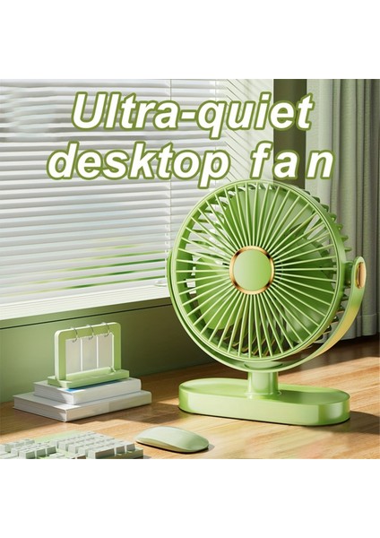 Masaüstü Fan Sessiz ve Ayarlanabilirdir. Taşınabilir Fan Şarj Edilebilir ve Evde Uzun Süre Beklemede Kalabilir (Yurt Dışından) modelleri