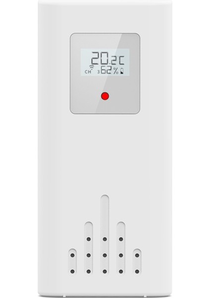 Dokunmatik Ekran Monitör ve Nem Takibi Kablosuz Hava Istasyonu, Ev Iç Mekan Dış Mekan Kombinasyonu Için Dış Mekan Sensörü ile (Yurt Dışından) modelleri