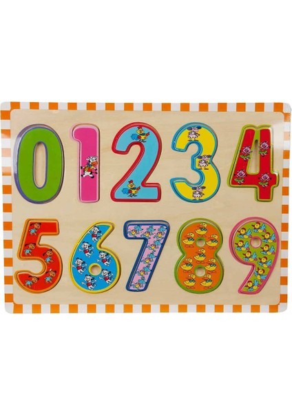 5215 -Wooden Puzzle Numbers 10 Parça modelleri