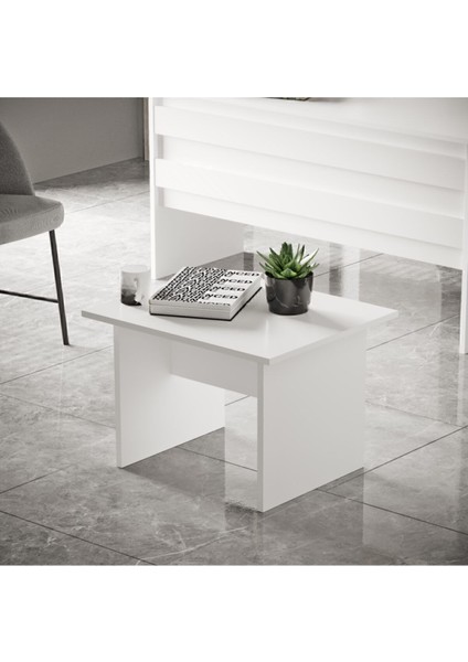 Bega B Ofis Sehpası 3 Renk Beyaz Beg2-W