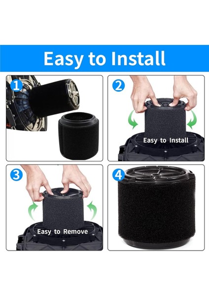 2 Adet VF3700 Islak Uygulama Köpük Filtresi, 3 Galondan 4-1/2 Galona Kadar Dükkan Tipi Elektrikli Süpürgeler Için Vakum Filtreleri Için Yedek (Yurt Dışından) fırsatları