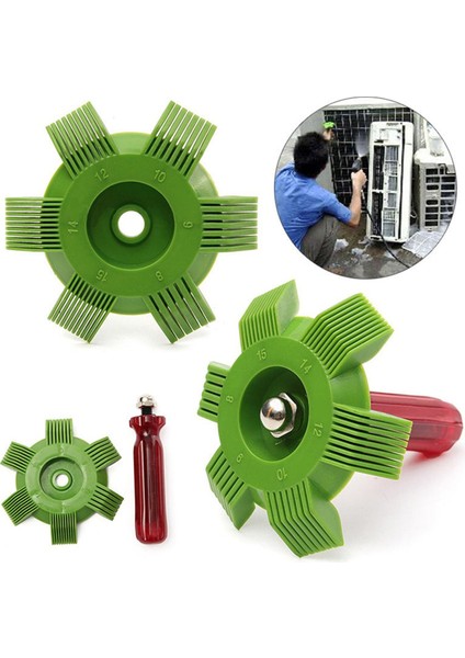 Hvac/oto Radyatör Kanatçık Tarak Düzeltme Aleti Klima ve Kondansatörler Için 8-15MM Ayar Onarım Takımı (Yurt Dışından) fırsatları