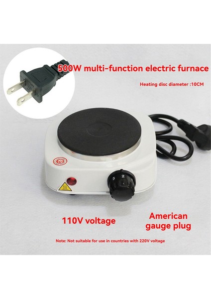 Mini Elektrikli Ocak Çok Fonksiyonlu Mutfak Aletleri Sıcak Tencere Elektrikli Isıtma Plakası Süt Su Isıtma Ocak Abd Fişi B (Yurt Dışından) modelleri