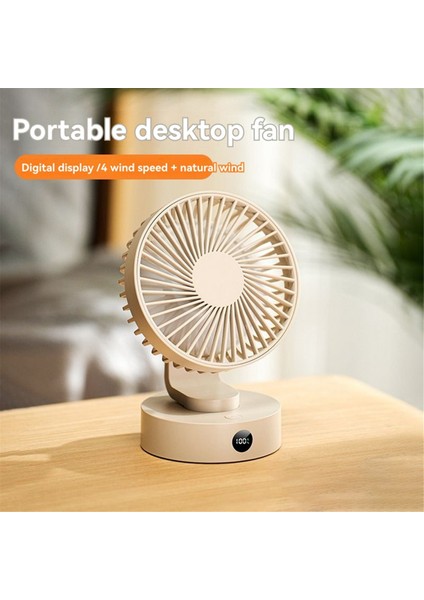 Yaz Yeni Ürün Taşınabilir Masaüstü Fan Kompakt USB Ayarlanabilir Ev Kullanımı Için Akıllı Dijital Ekran Mini Elektrikli Fan A (Yurt Dışından) fiyatları