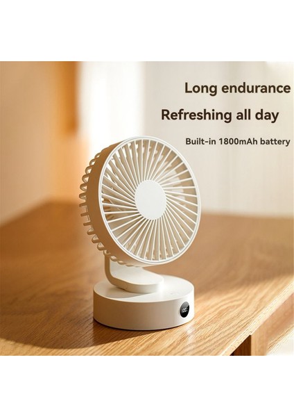 Yaz Yeni Ürün Taşınabilir Masaüstü Fan Kompakt USB Ayarlanabilir Ev Kullanımı Için Akıllı Dijital Ekran Mini Elektrikli Fan A (Yurt Dışından) modelleri