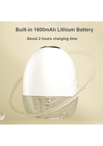 Giyilebilir Göğüs Pompası Eller Serbest Elektrikli Taşınabilir Giyilebilir Göğüs Pompaları Emzirme Süt Toplayıcı (Yurt Dışından)