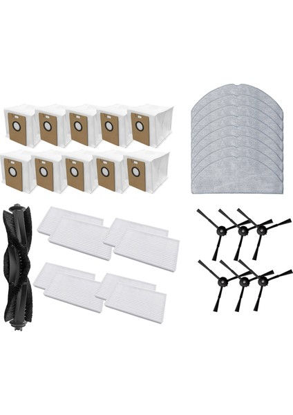 Tp-Link Tapo RV30 Max Plus / RV20 Max Plus / RV30 Max / RV20 Max Robot Süpürge Ana Yan Fırça Paspas Filtre Toz Torbaları (Yurt Dışından) indirimleri