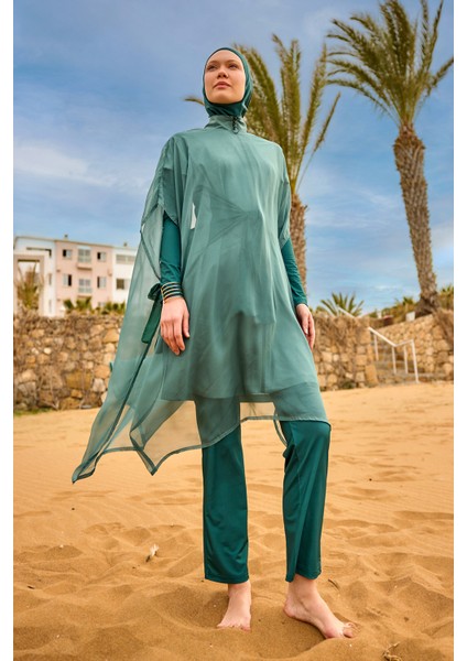 Açık Yeşil Kimono Kaftan P2516-1 fırsatları