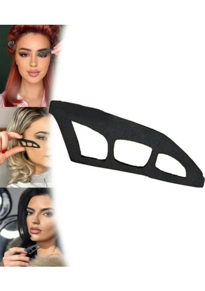 3 Adet Hızlı Makyaj Şablonları, Yeniden Kullanılabilir Göz Turu Göz Farı Şekillendirici Aracı Makyaj Bandı, Kaşlar, Göz Farı (Yurt Dışından) modelleri