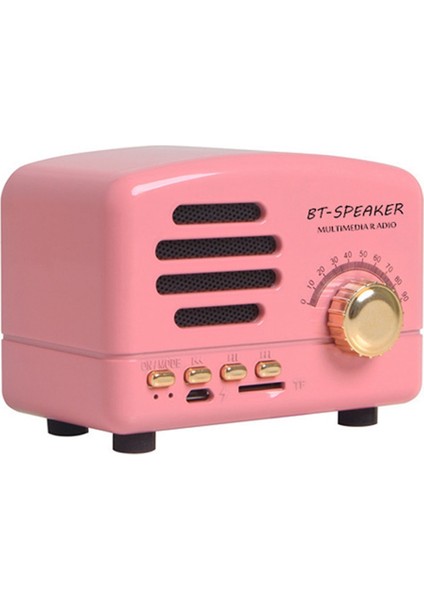 Güçlü Retro Bluetooth Hoparlörler, Retro Dekoratif Mini Hoparlörler, Açık Hava, Mutfak, Ofis Hoparlörleri Için Uygun (Yurt Dışından)