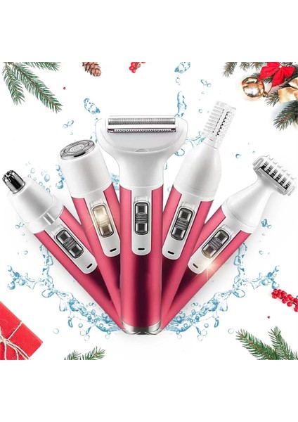 Kadınlar Için Elektrikli Tıraş Makinesi, 5'i 1 Arada Kadın Tıraş Makinesi Elektrikli Bikini Düzeltici Kasık Kılı Alma (Yurt Dışından) fiyatları