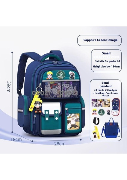 Ovozı Naruto Su Geçirmez Yük Azaltma Büyük Kapasiteli Öğrenci Okul Çantası Eğlence Omuz Çantası (Yurt Dışından)