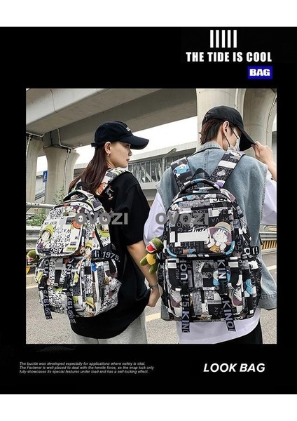 Ovozı Karikatür Öğrenci Okul Çantası Büyük Kapasiteli Günlük Omuz Çantası (Yurt Dışından) modelleri