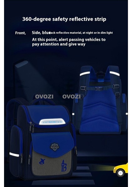 Ovozı 41CM Büyük Kapasiteli Öğrenci Okul Çantası Günlük Omuz Çantası (Yurt Dışından) fiyatları