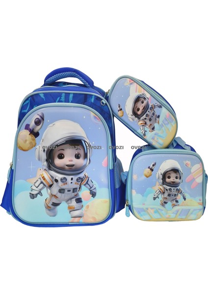 Ovozı Öğrenci Okul Çantası Seti (Yurt Dışından)