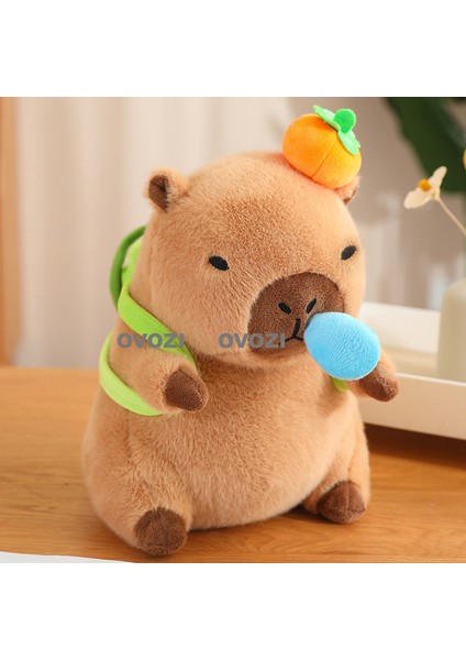 Ovozı 50CM Sevimli Kapia Su Yunusu Peluş Oyuncak Bebek Bebek Yastık Hediye (Yurt Dışından)