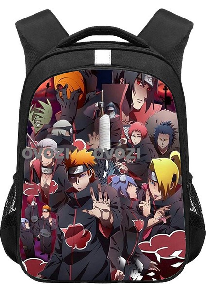 Ovozı Naruto Su Geçirmez Yük Azaltma Büyük Kapasiteli Öğrenci Okul Çantası Eğlence Omuz Çantası (Yurt Dışından)