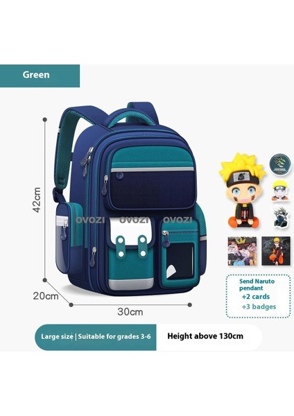 Ovozı Büyük Kapasiteli Yük Azaltma Omurga Koruma Öğrenci Okul Çantası Eğlence Omuz Çantası (Yurt Dışından)