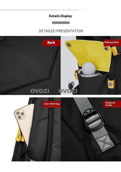 Ovozı USB Şarj Portlu Büyük Kapasite Ortaokul Lise Üniversite Okul Çantası Eğlence Omuz Çantası (Yurt Dışından) fırsatları