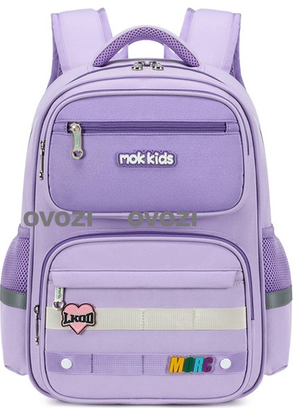 Ovozı Öğrenci Okul Çantası Omurga Koruma Büyük Kapasiteli Omuz Çantası (Yurt Dışından)