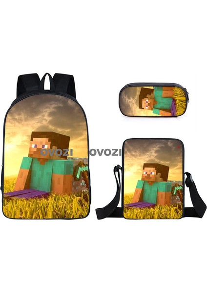 Ovozı Öğrenci Okul Çantası Seti (Yurt Dışından)