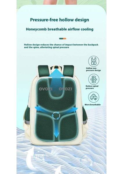 Ovozı Öğrenci Okul Çantası Omurga Koruma Büyük Kapasiteli Omuz Çantası (Yurt Dışından) fırsatları