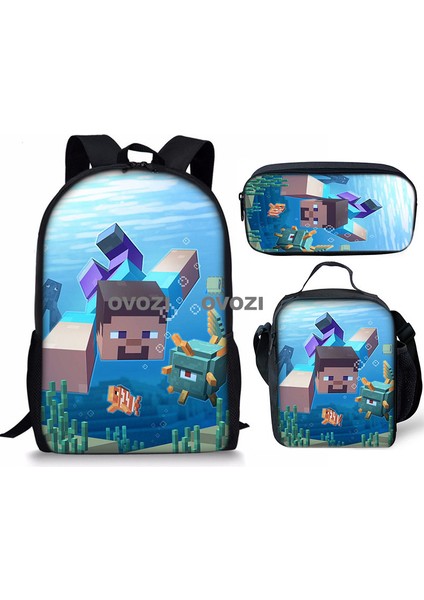 Ovozı Öğrenci Okul Çantası Seti (Yurt Dışından)