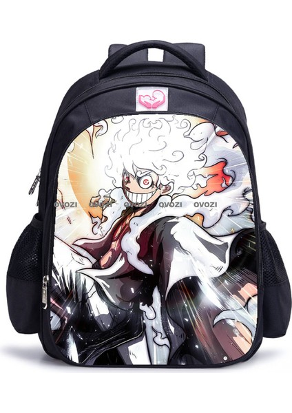 Ovozı 42CM One Piece Büyük Kapasiteli Öğrenci Okul Çantası Günlük Omuz Çantası (Yurt Dışından)