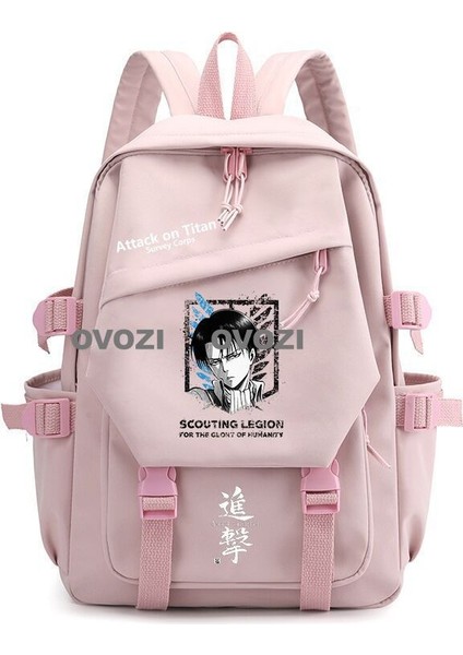 Ovozı Attack Of The Giants Özgürlük Kanatları Moda Trend Omuz Çantası Öğrenci Okul Çantası (Yurt Dışından)