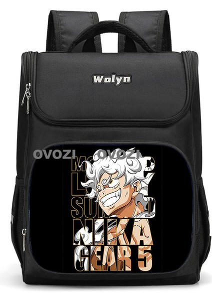 Ovozı 41CM One Piece Büyük Kapasiteli Öğrenci Okul Çantası Günlük Omuz Çantası (Yurt Dışından)