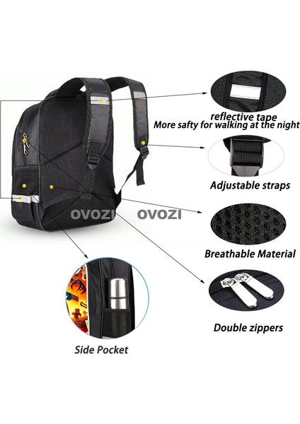 Ovozı 33CM Minecraft Öğrenci Okul Çantası Rahat Omuz Çantası (Yurt Dışından) fırsatları