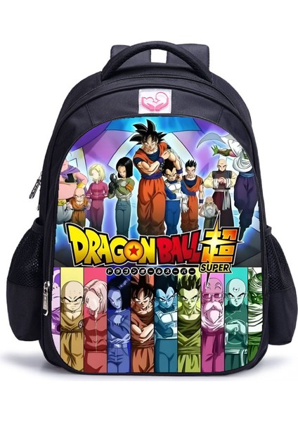 Ovozı 39CM Dragon Ball Büyük Kapasiteli Öğrenci Okul Çantası Günlük Omuz Çantası (Yurt Dışından)