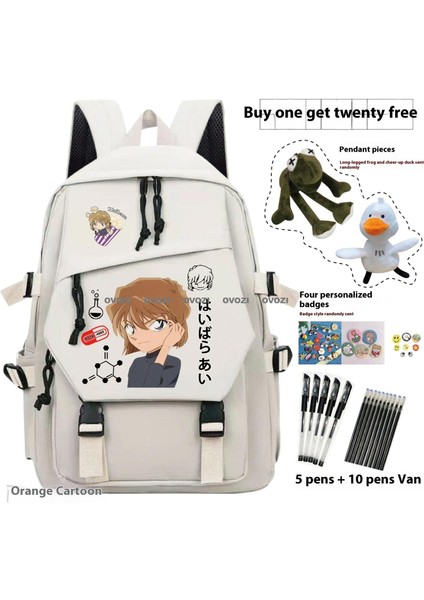 Ovozı Öğrenci Büyük Kapasiteli Okul Çantası Günlük Omuz Çantası (Yurt Dışından)