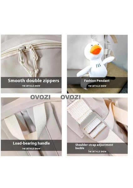 Ovozı Büyük Kapasiteli Rahat Omuz Çantası Öğrenci Okul Çantası (Yurt Dışından) modelleri