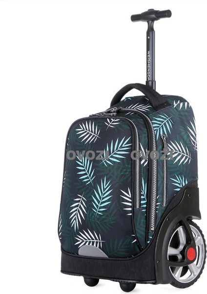 Ovozı Ortaokul Öğrencileri Üniversite Öğrencileri Yetişkin Arabası Çantaları Büyük Tekerlekler Büyük Kapasiteli Su Geçirmez (Yurt Dışından)