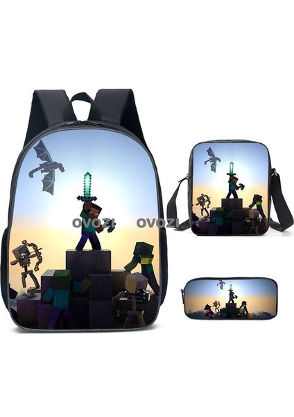 Ovozı Öğrenci Okul Çantası Seti (Yurt Dışından)