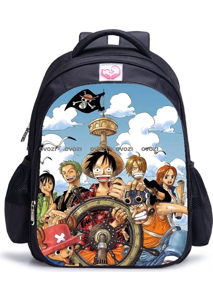 Ovozı 35CM One Piece Büyük Kapasiteli Öğrenci Okul Çantası Günlük Omuz Çantası (Yurt Dışından)