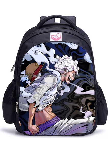 Ovozı 35CM One Piece Büyük Kapasiteli Öğrenci Okul Çantası Günlük Omuz Çantası (Yurt Dışından)