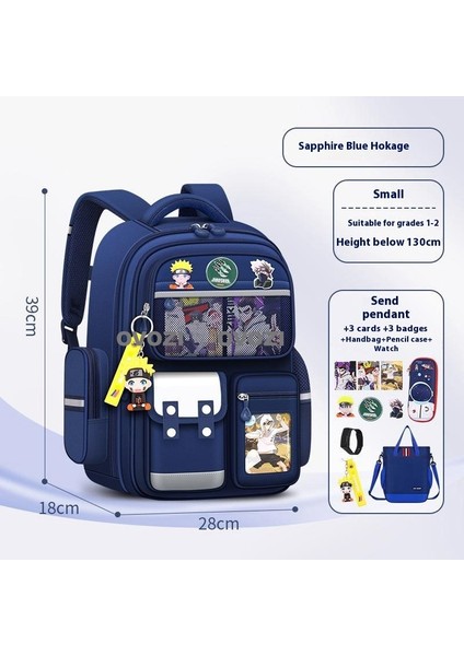 Ovozı Naruto Su Geçirmez Yük Azaltma Büyük Kapasiteli Öğrenci Okul Çantası Eğlence Omuz Çantası (Yurt Dışından)