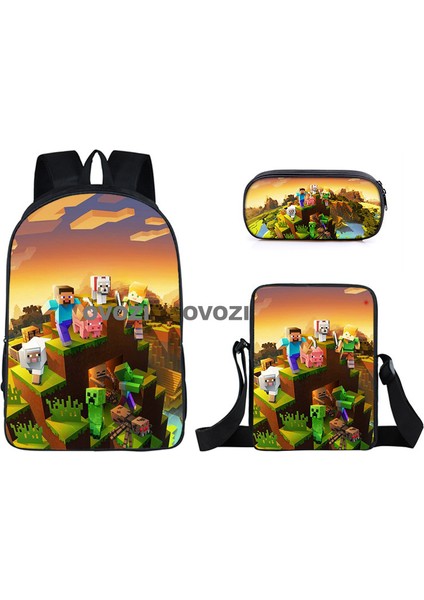 Ovozı Öğrenci Okul Çantası Seti (Yurt Dışından)