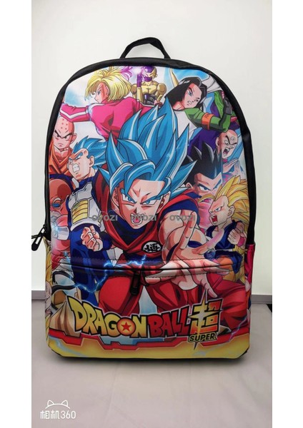 Ovozı 43CM Dragon Ball Öğrenci Okul Çantası Günlük Omuz Çantası (Yurt Dışından)
