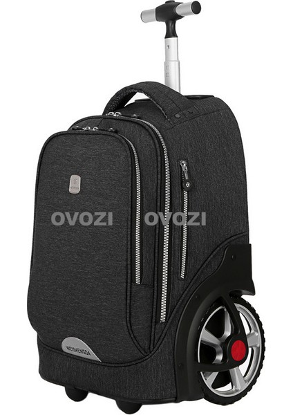 Ovozı Ortaokul Öğrencileri Üniversite Öğrencileri Yetişkin Arabası Çantaları Büyük Tekerlekler Büyük Kapasiteli Su Geçirmez (Yurt Dışından)
